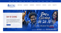 Desktop Screenshot of ecsu.edu