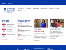 Tablet Screenshot of ecsu.edu